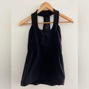 Lululemon Black Sleeveless Tank Top - Size 2 US